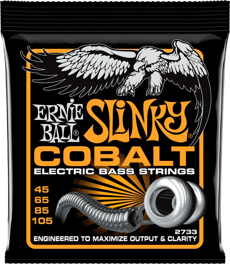 Jeu de Cordes Basse Cobalt Hybrid Slinky 45-65-85-105 – ERNIE BALL 2733