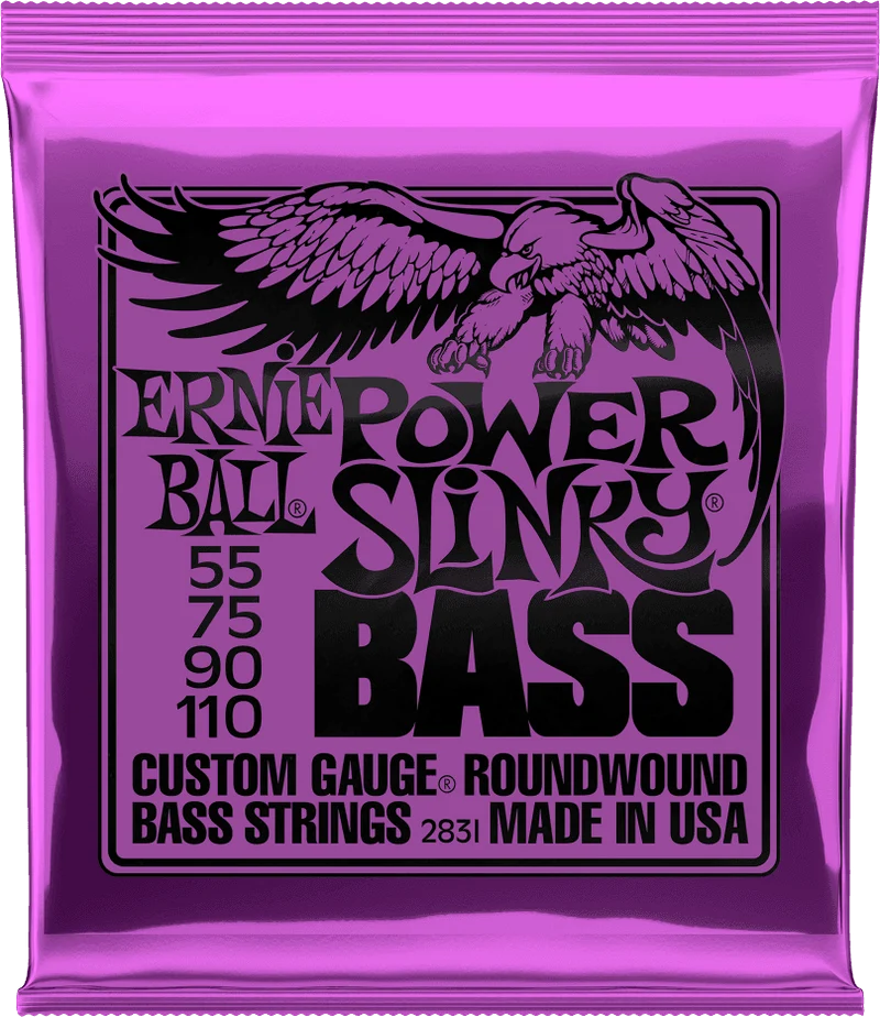 Jeu de Cordes Basse – Power Slinky 55-75-90-110 ERNIE BALL 2831