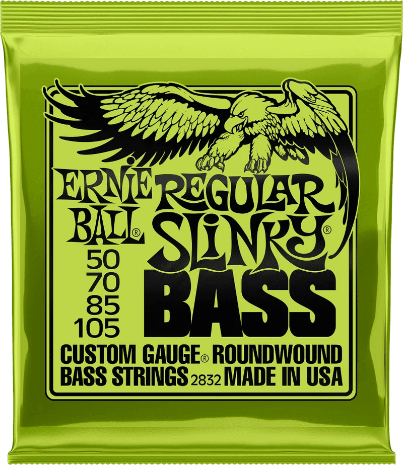 Jeu de Cordes Basse – Ernie Ball Regular Slinky 50-70-85-105 2832