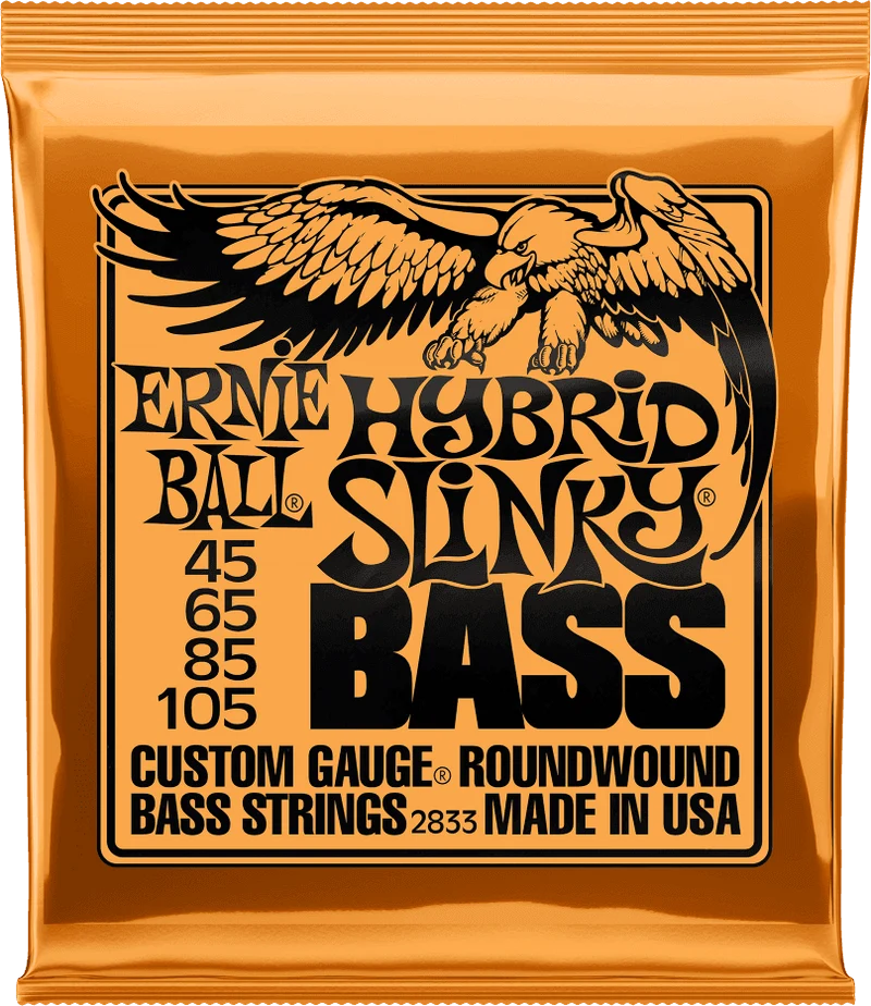 Jeu de Cordes Basse – Ernie Ball Hybrid Slinky 45-65-85-105 2833