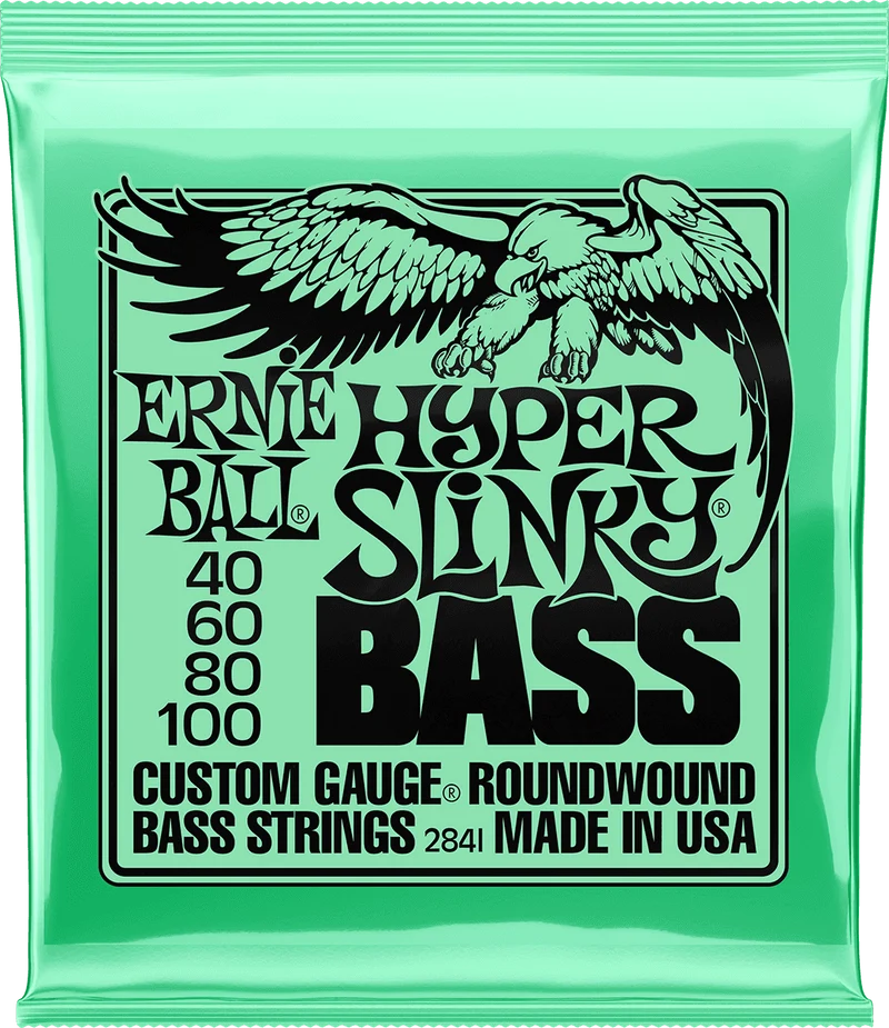 Jeu de Cordes Basse – Ernie Ball Hyper Slinky 40-60-80-100 2841