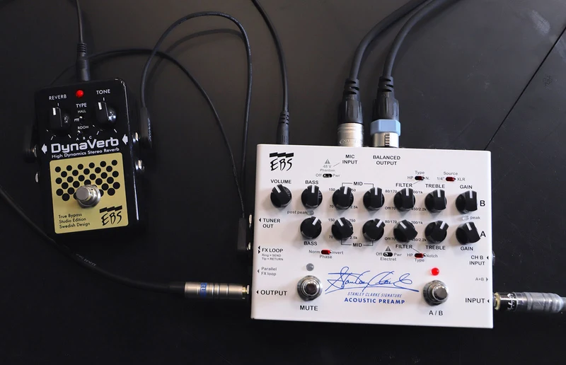 Préampli Acoustique 2 Canaux – EBS Stanley Clarke Preamp (STANLEY-PREAMP)