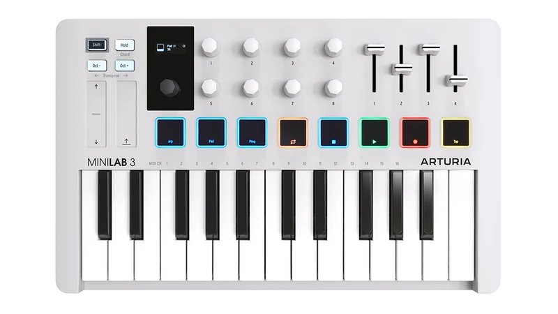 Clavier maître ARTURIA MiniLab 3 – Blanc