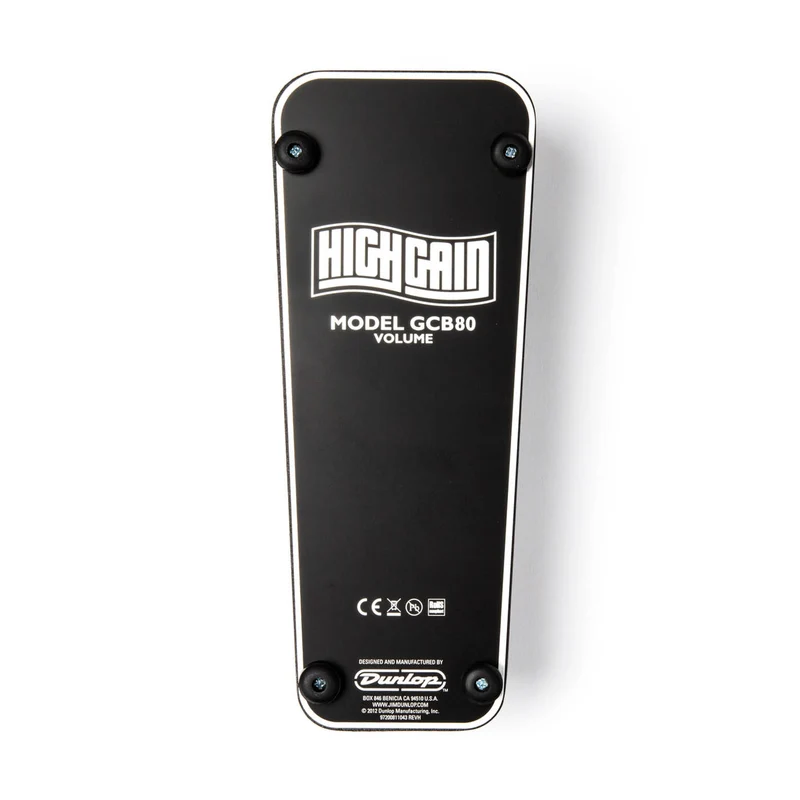 Pédale Volume / Expression – Volume High Gain DUNLOP GCB80