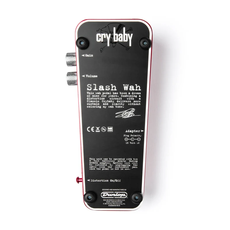 Pédale Signature – Slash Wah + Distortion DUNLOP SW95