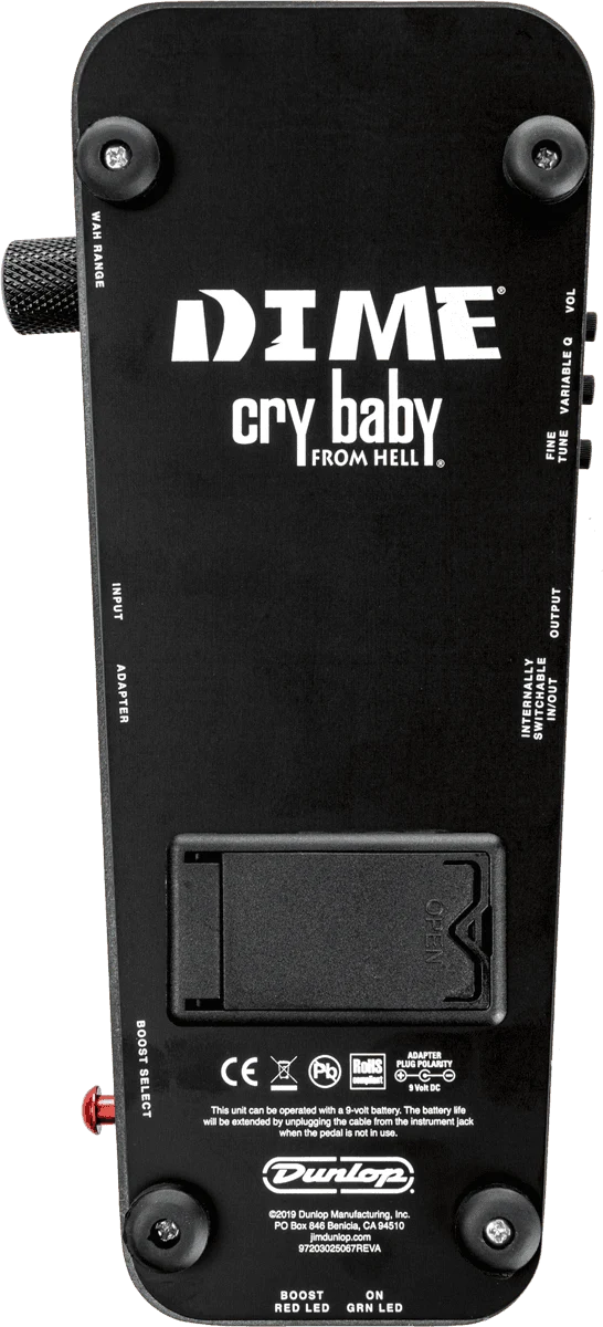 Pédale Wah Signature – Dimebag Wah Black Camo DUNLOP DB01B