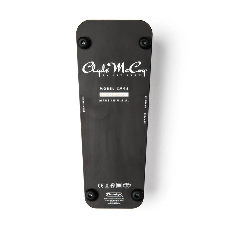 Pédale Wah Signature – Clyde McCoy Wah Reissue DUNLOP CM95
