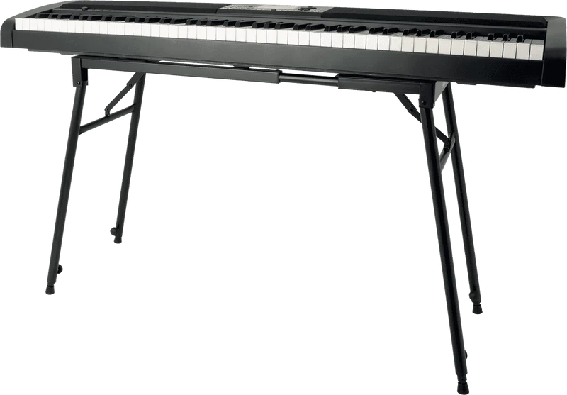 QUIK LOK WS420 – Stand clavier table noir H650–1100 mm