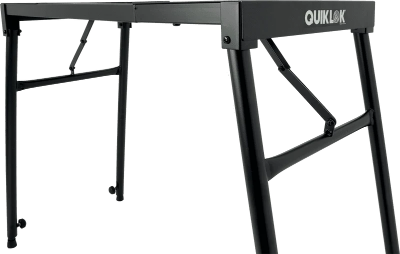 QUIK LOK WS420 – Stand clavier table noir H650–1100 mm