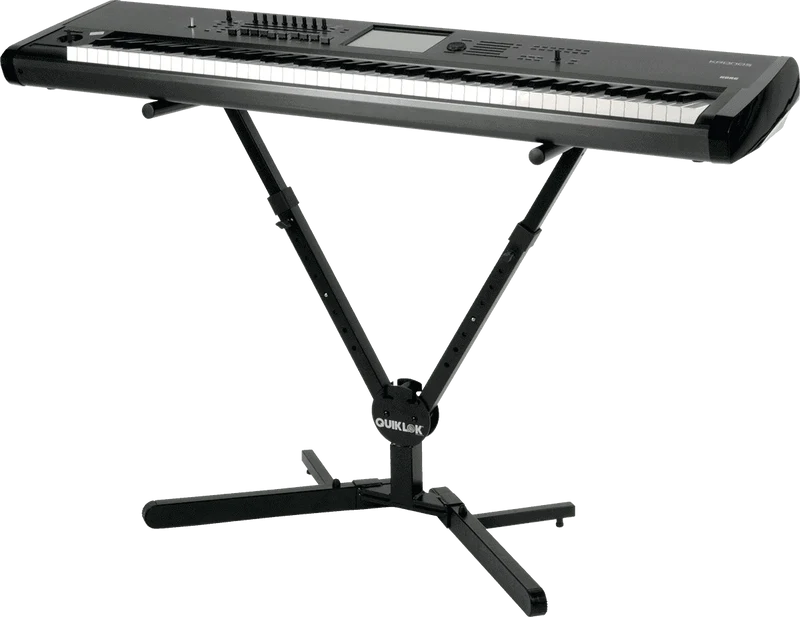 QUIK LOK QLY40 – Stand clavier en Y réglable 730 à 940 mm (NOIR)