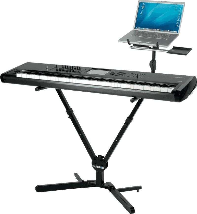 QUIK LOK QLY40 – Stand clavier en Y réglable 730 à 940 mm (NOIR)
