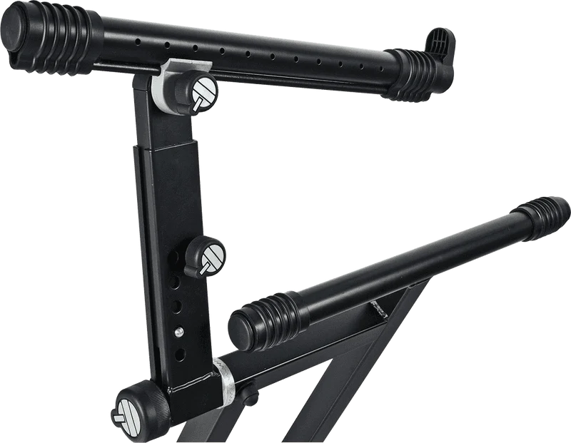 QUIK LOK QL742 – Stand clavier Pro 2 niveaux Noir H680 à 990 mm