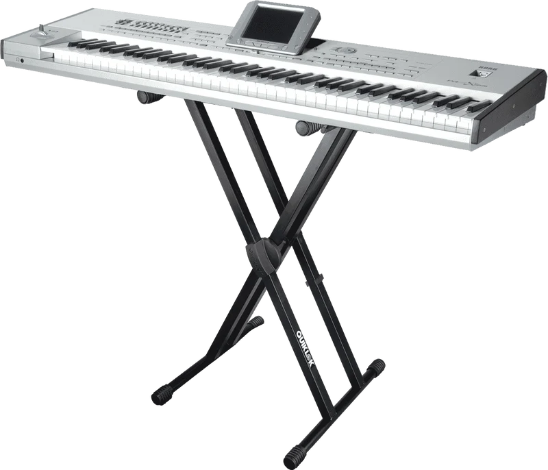 QUIKLOK T550 – Stand clavier X double Trigger Lok 535–970 mm (NOIR)