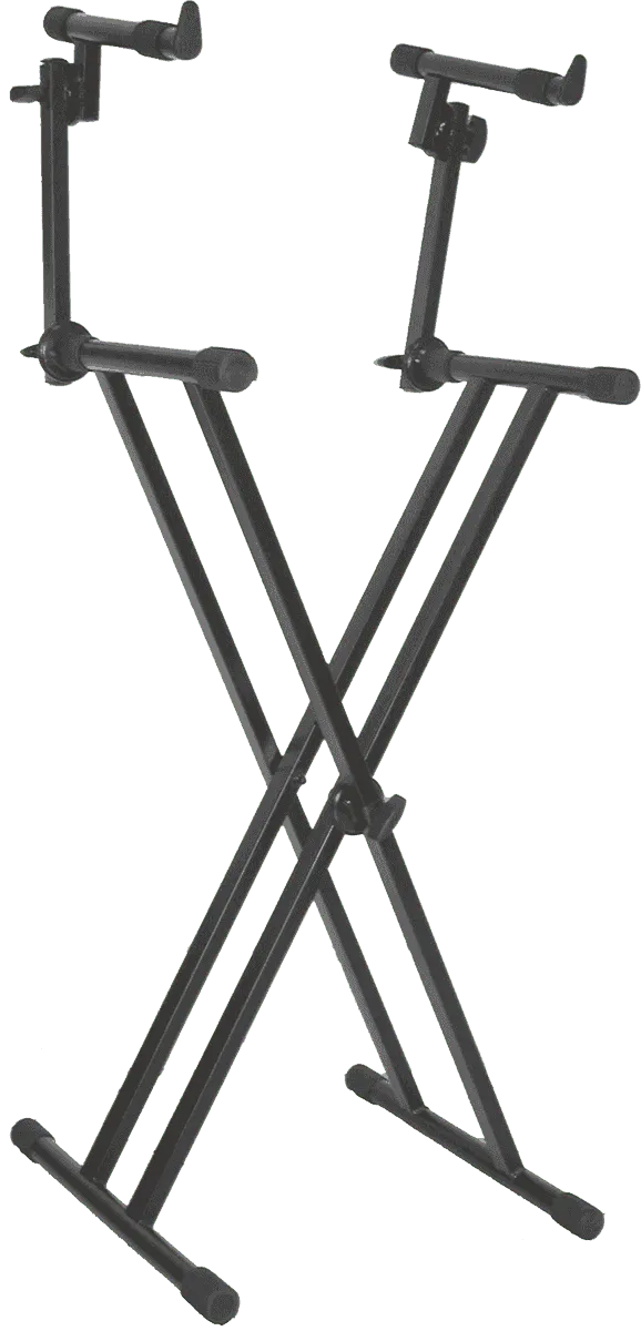 QUIKLOK T22 / T-REX – Stand clavier double, noir