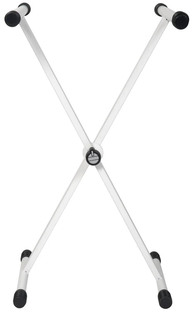 QUIKLOK T10WH-BB – Stand clavier T-Rex blanc H552-943 mm
