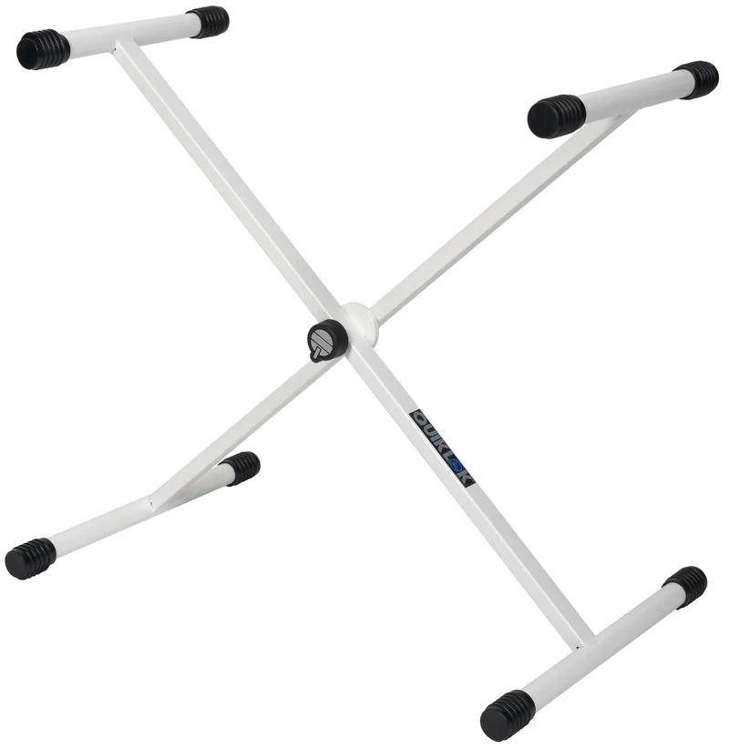 QUIKLOK T10WH-BB – Stand clavier T-Rex blanc H552-943 mm