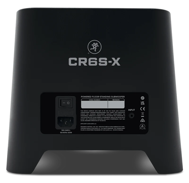 MACKIE CR6S-X – Caisson de basse actif pour enceintes de monitoring