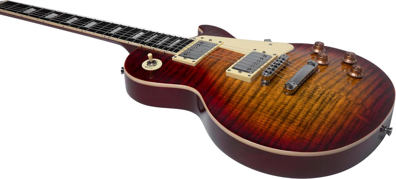 EKO LS300-CSB – Guitare électrique type LP Cherry Sunburst