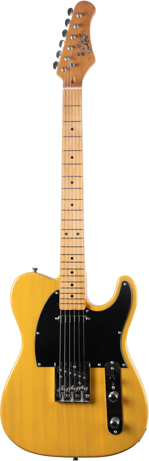 EKO TL401-BS – Guitare électrique type Tele Vintage Butterscotch, touche érable - STOCK B