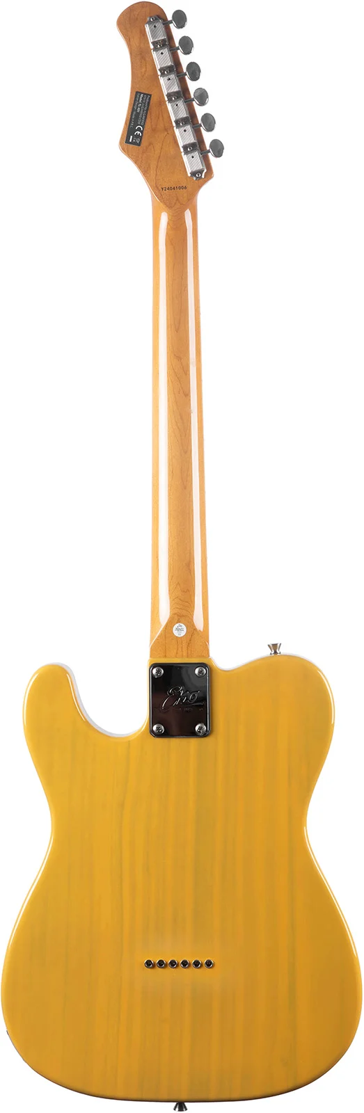 EKO TL401-BS – Guitare électrique type Tele Vintage Butterscotch touche érable