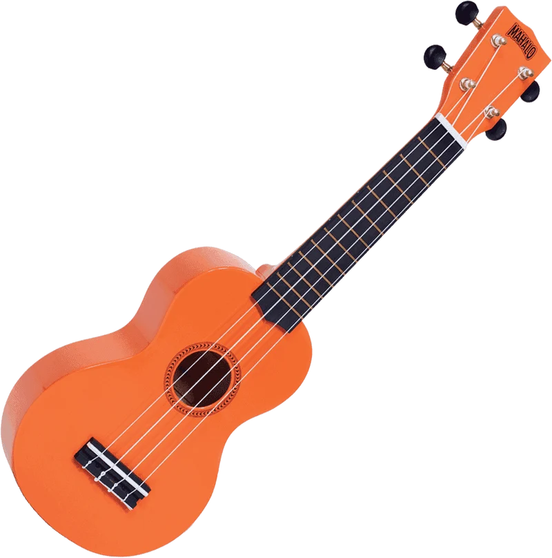 Ukulélé Soprano MAHALO MR1 ORANGE AVEC HOUSSE