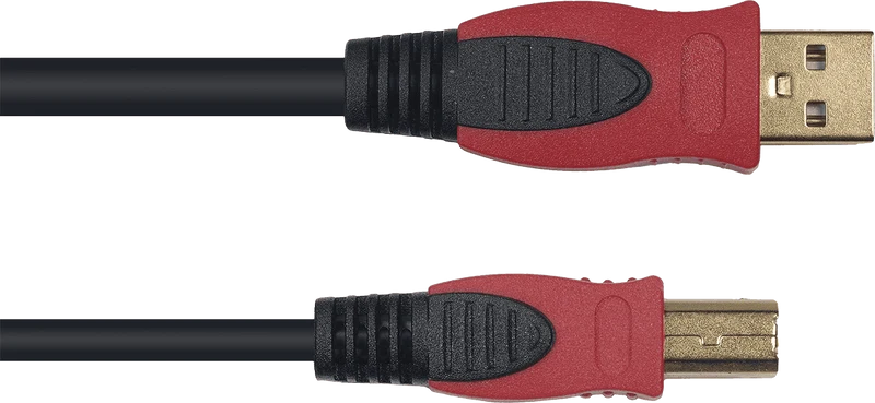 YELLOW CABLE N01-5 – Câble USB A mâle / B mâle 5 m
