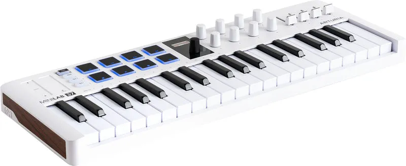 ARTURIA MiniLab MK3 37 touches – Clavier maître blanc