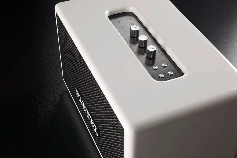 PLEYEL Imperator 250 – Enceinte Bluetooth stéréo 2 × 50 W Blanc laqué