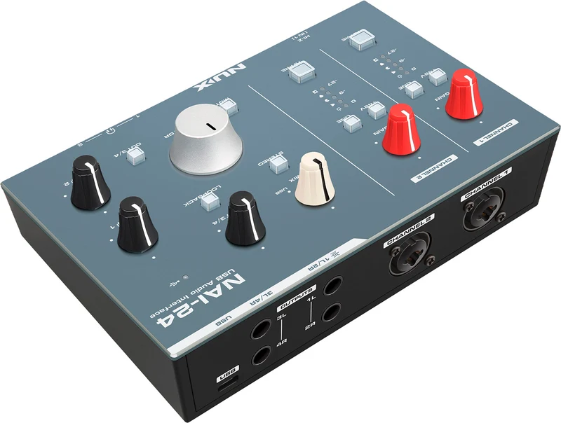 NUX NAI-24 – Interface audio USB 2 entrées / 4 sorties