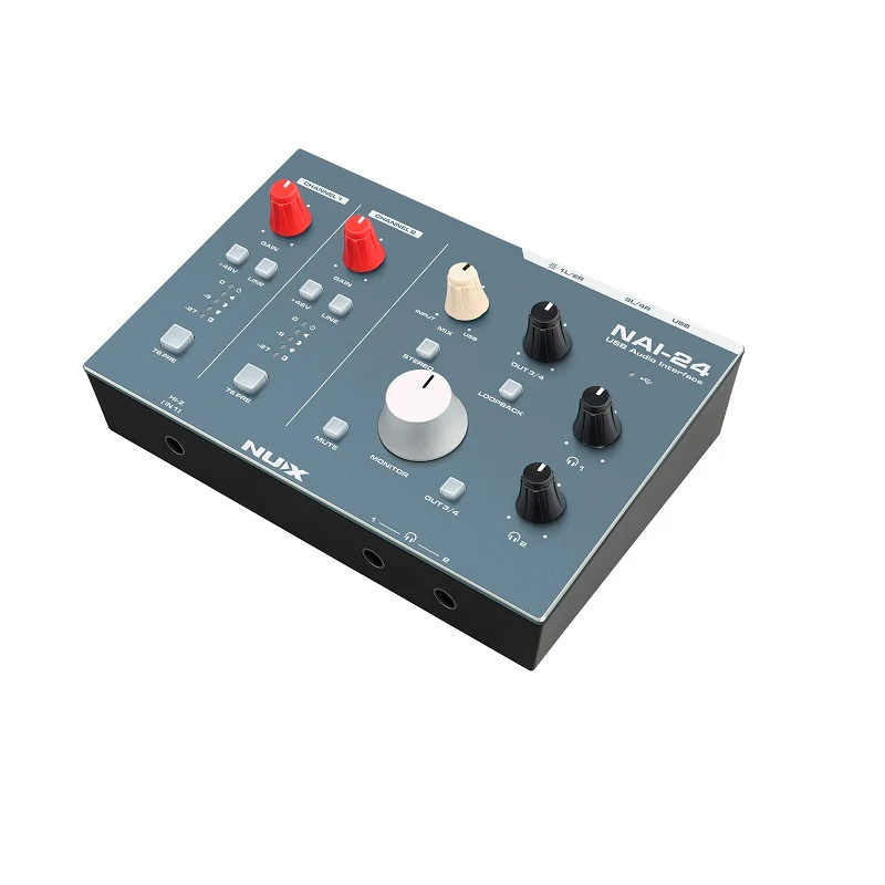 NUX NAI-24 – Interface audio USB 2 entrées / 4 sorties