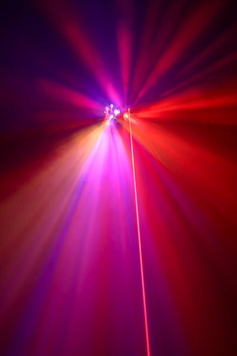 ALGAM LIGHTING FX-4 – Combo 4-en-1 LED (Gobost, Magic Ball, Stroboscope, Laser RG)
