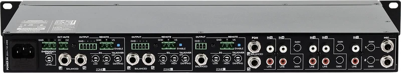 ALGAM AUDIO MZR 1005 – Mixeur zoneur rackable 5 entrées stéréo / 2 + 1 zones