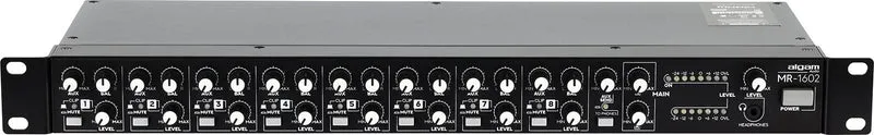 ALGAM AUDIO MR-1602 – Mixeur 8 canaux stéréo rackable 1U