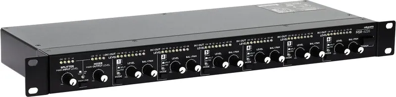 ALGAM AUDIO MR-1602 – Mixeur 8 canaux stéréo rackable 1U