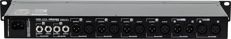 ALGAM AUDIO MSR-6226 – Mixeur 6-en-2 / Splitter 2-en-6 rackable