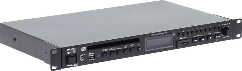 ALGAM AUDIO CDP100-BT – Lecteur CD / SD / Bluetooth rackable 1U