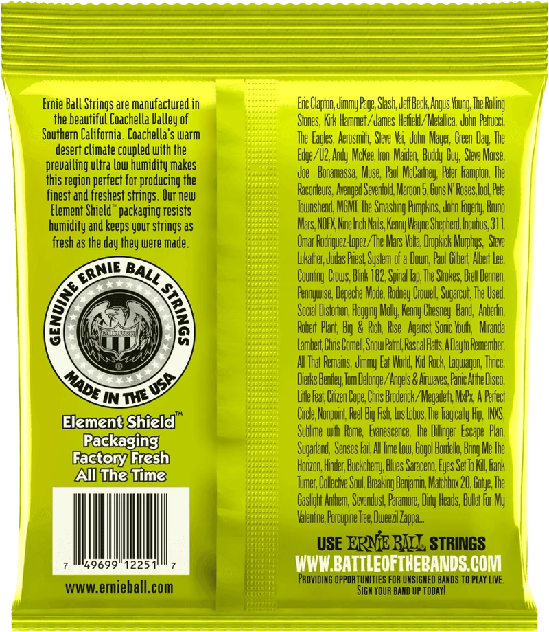 ERNIE BALL 2251 Regular Slinky Classic Rock’n’Roll 10-46 – Jeu de cordes guitare électrique