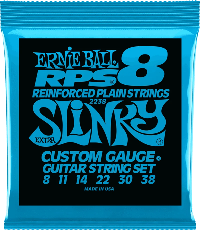 ERNIE BALL RPS 2238 Extra Slinky 8-38 – Jeu de cordes guitare électrique