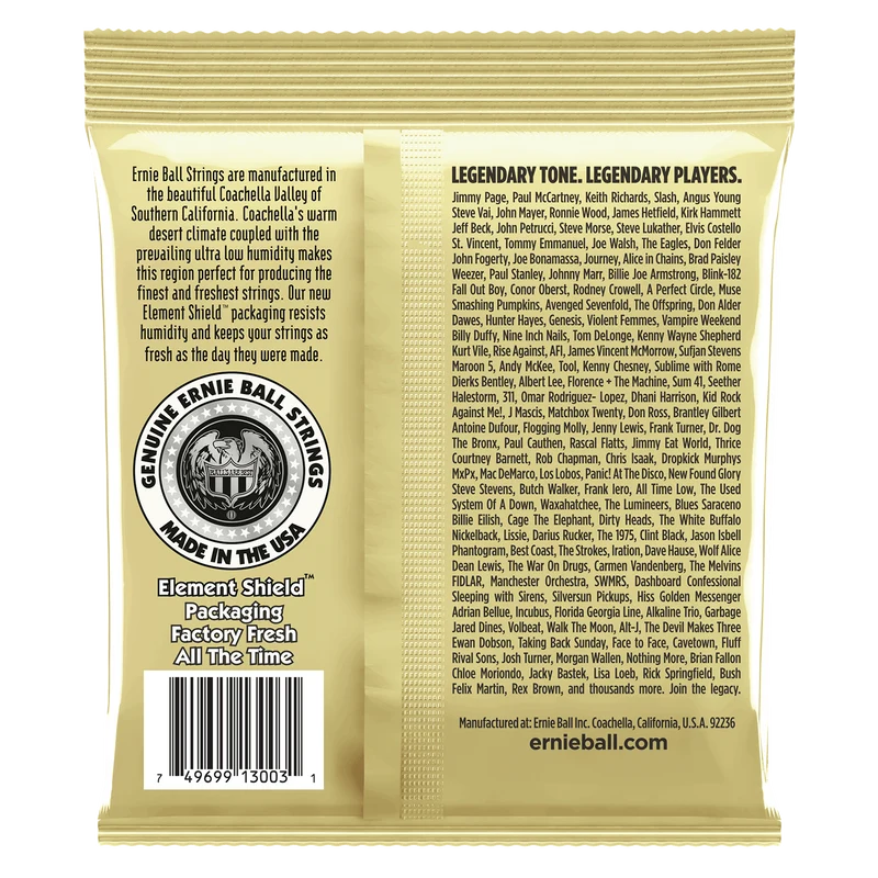 ERNIE BALL Earthwood 3003 Bronze – Pack de 3 jeux de cordes guitare acoustique Medium Light 12-16-24w-32-44-54