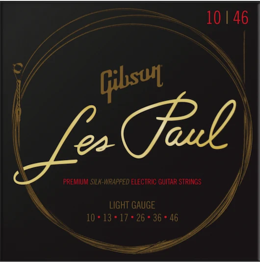 GIBSON Les Paul Premium Electric Light 10-13-17-26-36-46 – Jeu de cordes guitare électrique