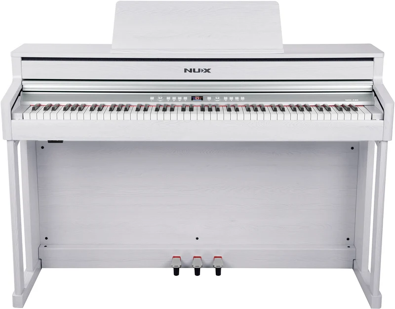 NUX NCK-430W – Piano numérique 88 touches blanc avec meuble