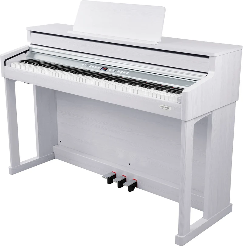 NUX NCK-430W – Piano numérique 88 touches blanc avec meuble