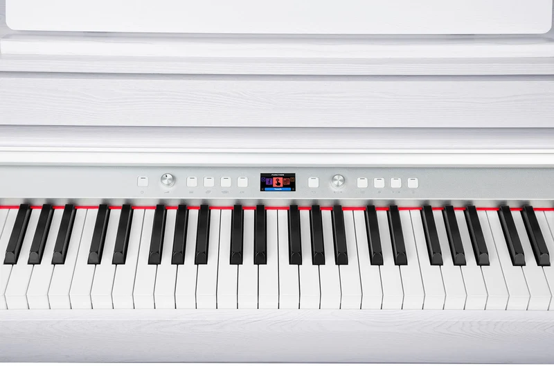 NUX NCK-430W – Piano numérique 88 touches blanc avec meuble