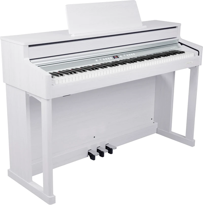 NUX NCK-430W – Piano numérique 88 touches blanc avec meuble