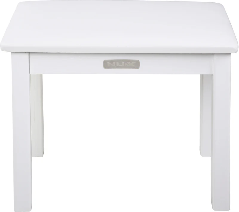 NUX WoodBench-WH – Banquette de piano blanche en bois
