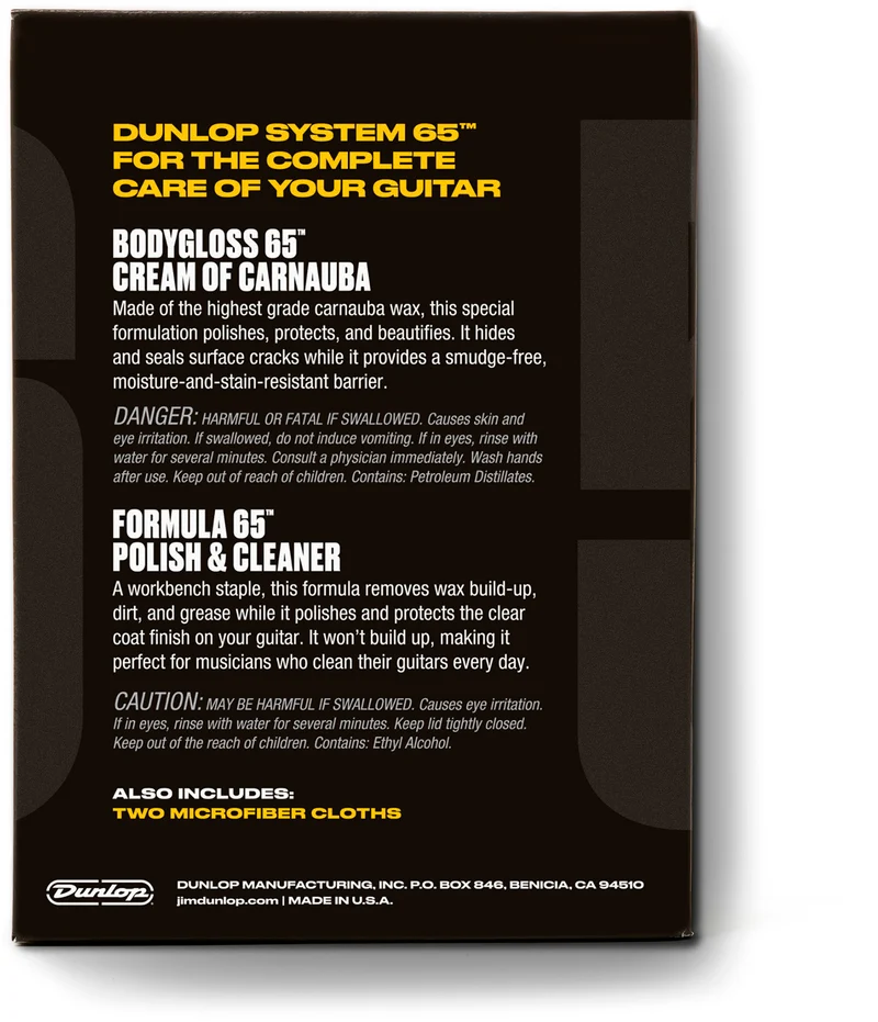 Jim Dunlop 6501EMUL Formula 65 Care Kit