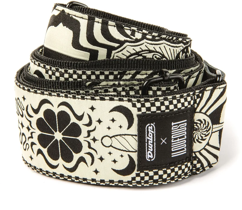 Jim Dunlop I Love Dust – Night Spells Strap ILD15 – Courroie guitare