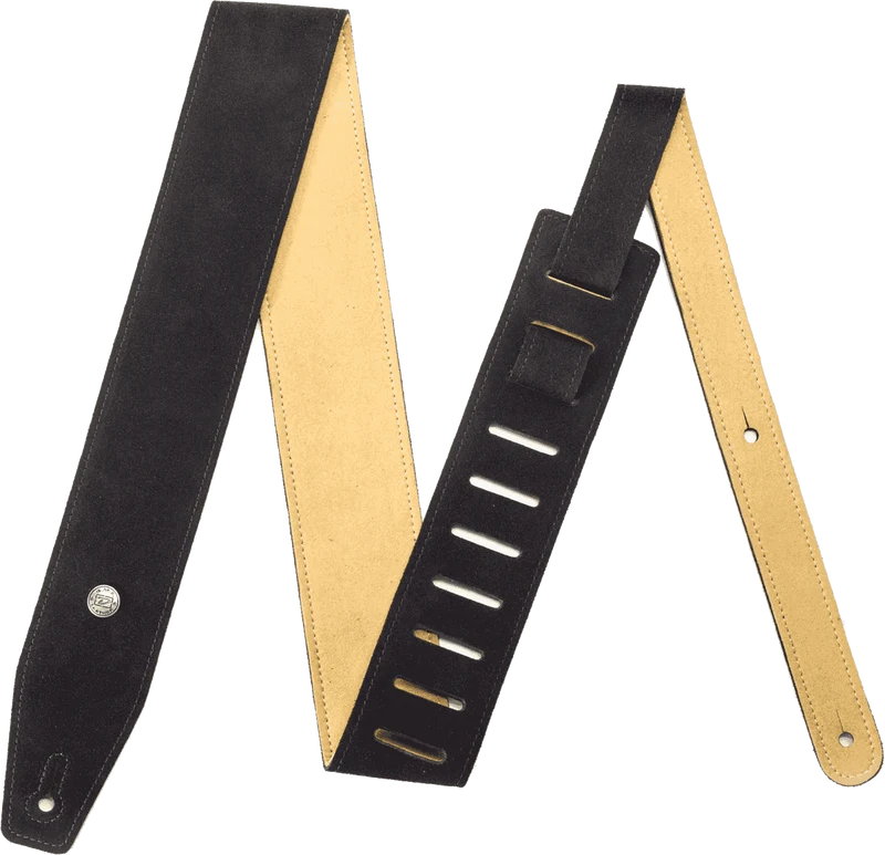 Jim Dunlop BMF-S01 – Courroie guitare cuir noire