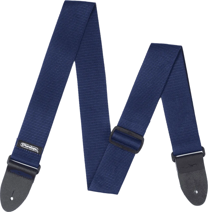 Jim Dunlop D07-01NV – Courroie guitare polypropylène Navy Blue