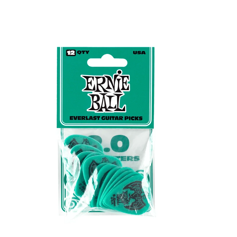 Ernie Ball 9196 Everlast 2.0 mm – Pack de 12 médiators